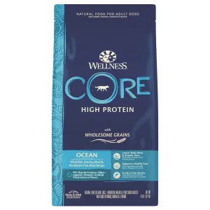 Wellness Core Oceans Recipe Whitefish Herring and Menhaden with Wholesome Grains Adult Dry Dog Food - 4 Lbs