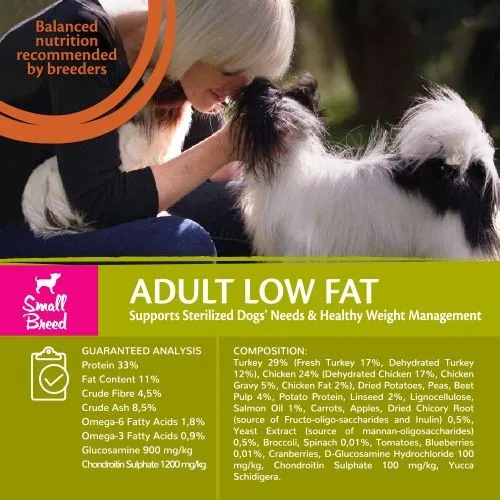 Wellness CORE Small Breed Low Fat Turkey Grain Free Adult Dry Dog Food 5kg