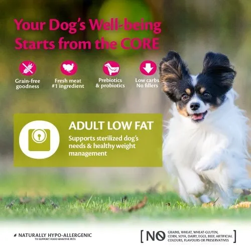 Wellness CORE Small Breed Low Fat Turkey Grain Free Adult Dry Dog Food 5kg