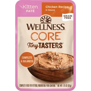 Wellness CORE Tiny Tasters Kitten Pâté Chicken Recipe in Sauce Wet Cat Food