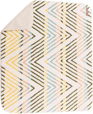 Wilderdog Sherpa Fleece Waterproof Dog Blanket - 50" x 40" - Cream