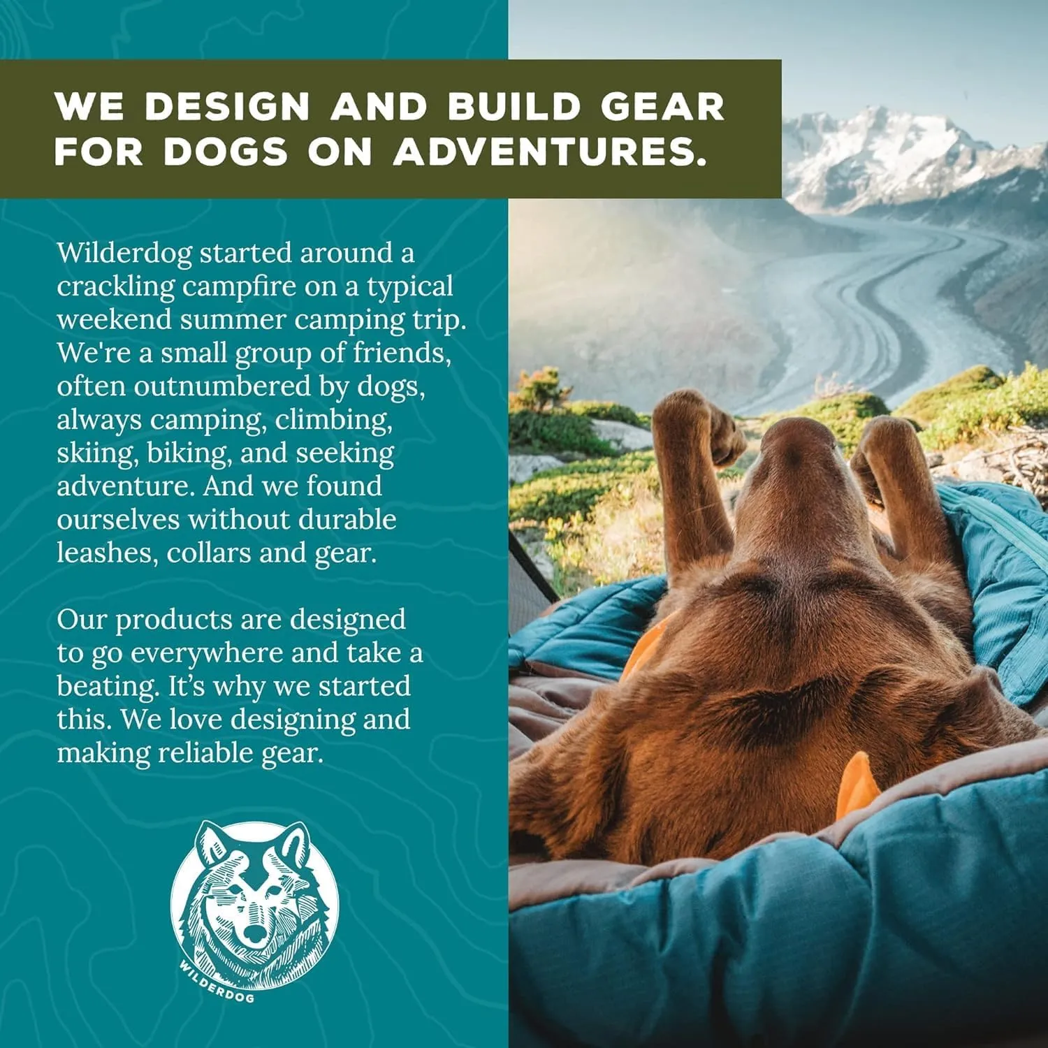 Wilderdog Sherpa Fleece Waterproof Dog Blanket - 50" x 40" - Cream