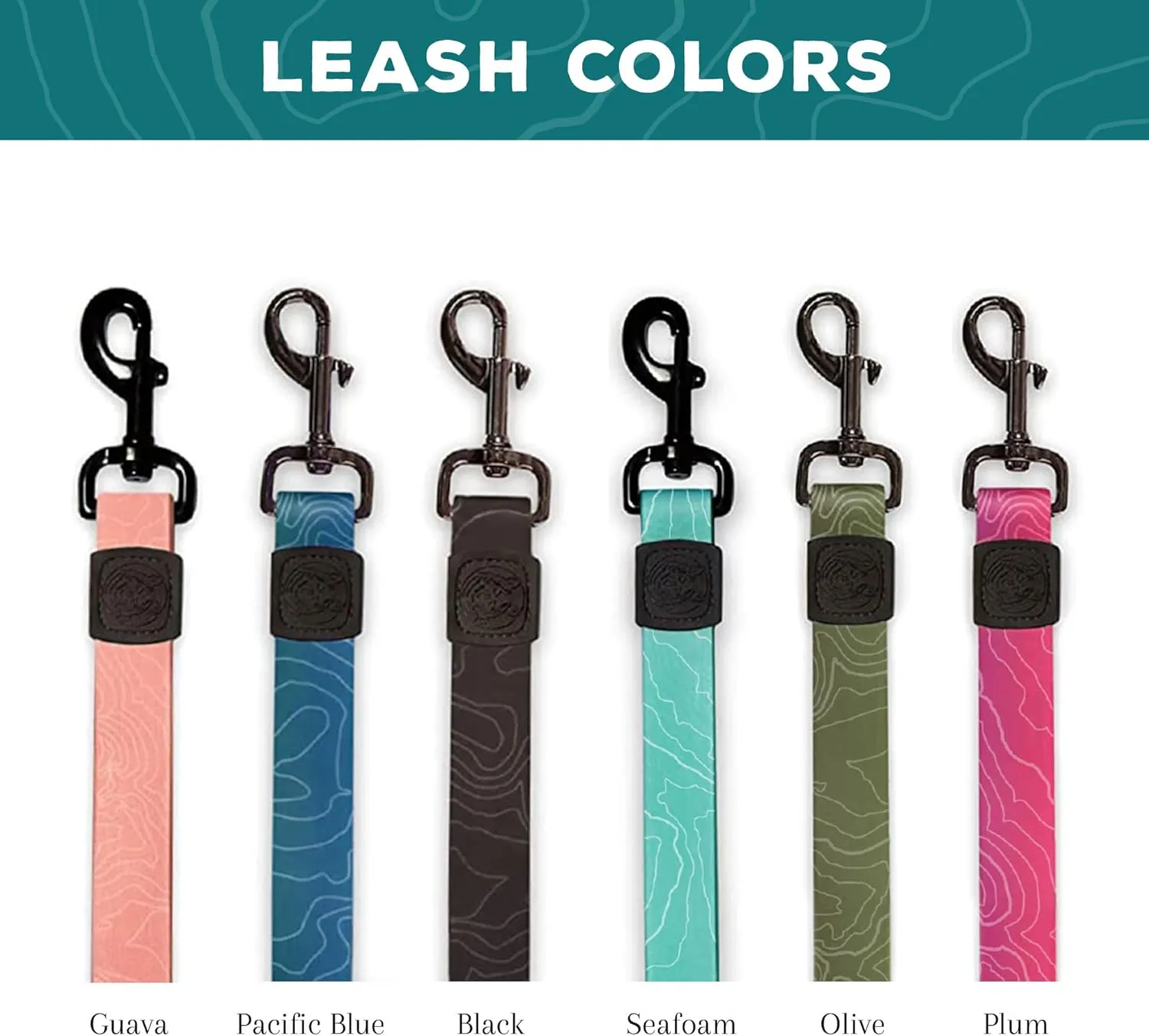 Wilderdog Waterproof Dog Leash - Repels Water & Dirt - Guava