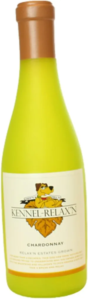  Wine Bottles - Dog Toy - 100% Vinyl. Made Durable & Strong. Novelty Play Toy & It Floats (Kennel Relaxin)
